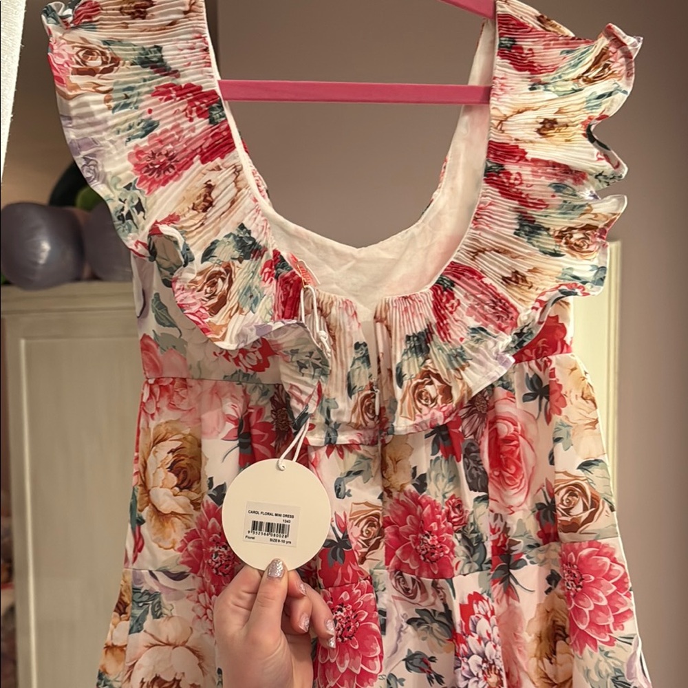 Floral Ruffle Dress - Picture 3 of 4